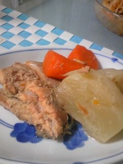 カブと鮭の簡単煮物-レシピのメイン写真