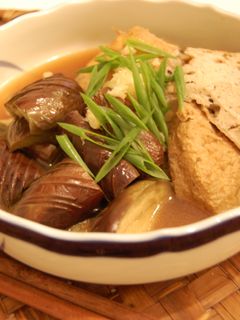 麺つゆで簡単♪なすとがんもの煮物-レシピのメイン写真