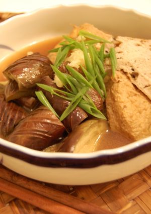 麺つゆで簡単♪なすとがんもの煮物-レシピのメイン写真