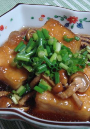 揚げだし豆腐のなめこあんかけ-レシピのメイン写真