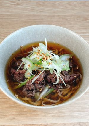 特製極薄牛バラの肉そば-レシピのメイン写真