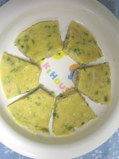 レンジで卵焼き☆手づかみ離乳食に☆-レシピのメイン写真