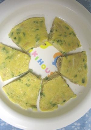 レンジで卵焼き☆手づかみ離乳食に☆-レシピのメイン写真