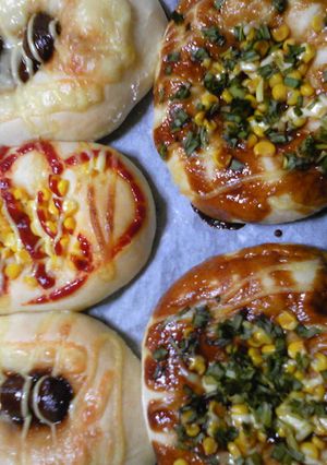 ふわふわ生地で色々惣菜パン-レシピのメイン写真