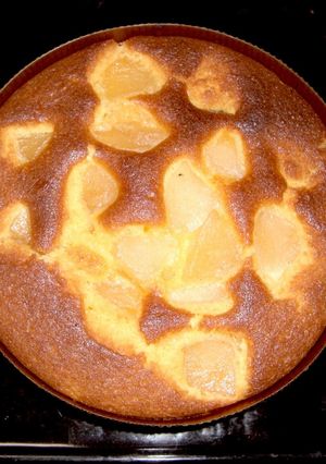ホットケーキミックス＆煮リンゴのケーキ-レシピのメイン写真