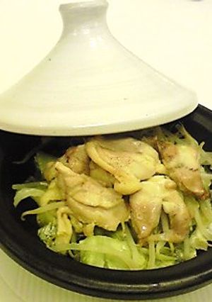 タジン鍋で☆野菜と鶏肉の蒸し煮-レシピのメイン写真