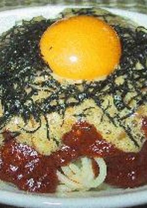 意外に合う!ミート納豆スパ-レシピのメイン写真