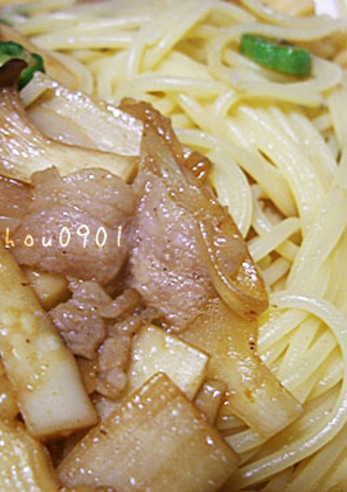 秋の和風パスタ-レシピのメイン写真