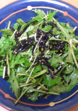 水菜のごま昆布和え-レシピのメイン写真