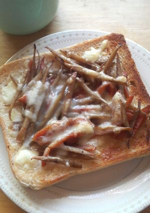 きんぴらチーズトースト-レシピのメイン写真