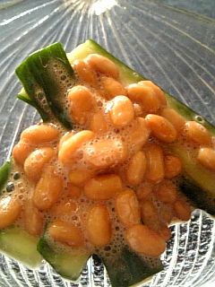 ★-納豆ときゅうりの和え物-★-レシピのメイン写真