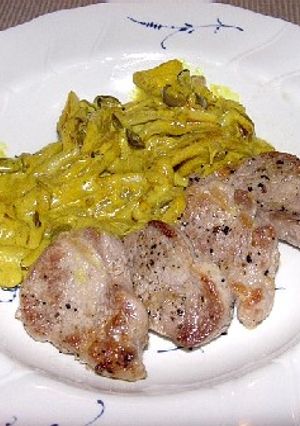 豚ヒレ肉のカレークリームソース-レシピのメイン写真