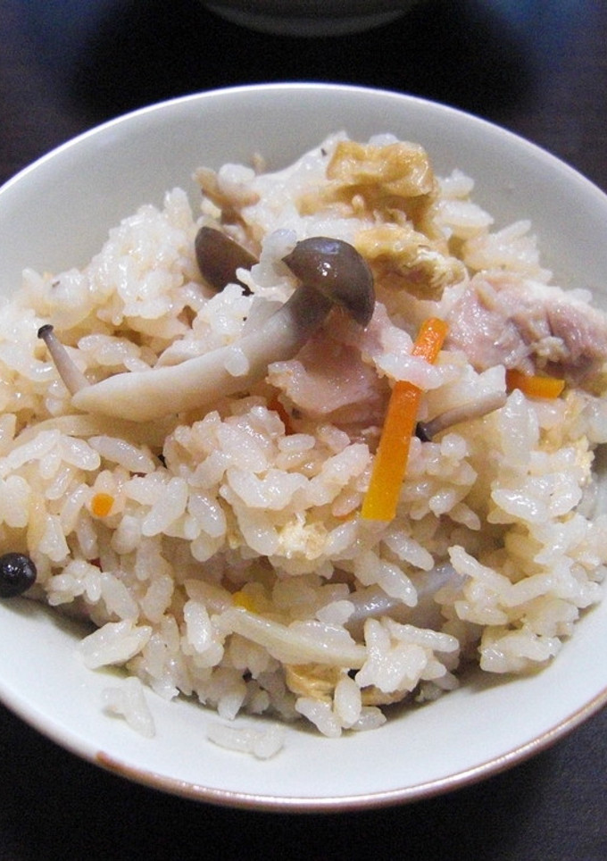 食欲の秋！五目炊き込みごはん-レシピのメイン写真