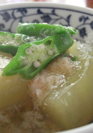 簡単☆冬瓜のカニあん煮込み-レシピのメイン写真