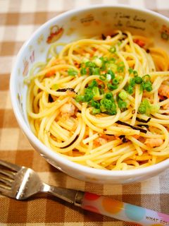 ✿鮭と塩昆布の和風パスタ✿-レシピのメイン写真