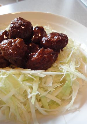 ミートボール丼-レシピのメイン写真