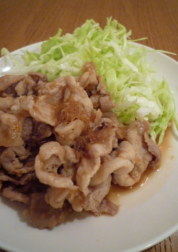 ジューシー！豚のしょうが焼き-レシピのメイン写真