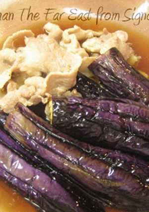秋茄子と豚肉のさっと田舎煮☆ほっこり煮-レシピのメイン写真
