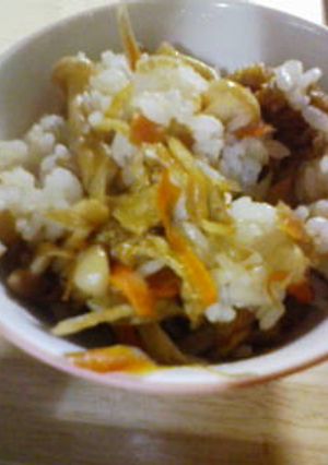 簡単！きんぴら風混ぜご飯-レシピのメイン写真