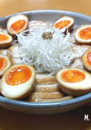 人気ﾗｰﾒﾝ店に勝つ★チャーシューと卵!-レシピのメイン写真