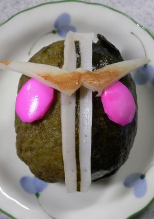 仮面ライダーWおにぎり(キャラ弁)-レシピのメイン写真