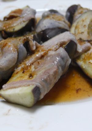 ☆レンジで簡単♪茄子の豚肉巻き☆-レシピのメイン写真