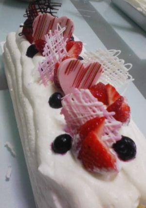 ふんわり米粉ロールケーキ-レシピのメイン写真