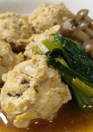 厚揚げ入りのフワフワ鶏団子煮☆-レシピのメイン写真