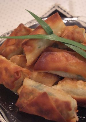 お弁当に便利！ワンタンの皮でミニ春巻き！-レシピのメイン写真