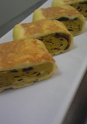 カレー味の卵焼き-レシピのメイン写真