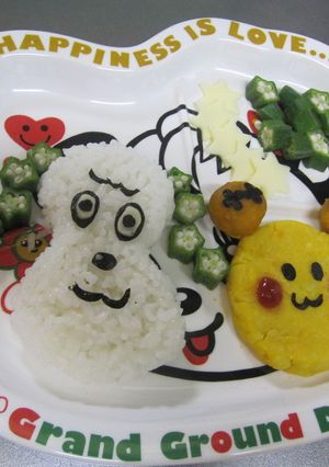 1歳の誕生日♪ワンワン＆うーたんプレート-レシピのメイン写真