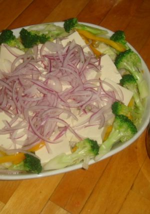野菜いっぱい豆腐サラダ♪-レシピのメイン写真