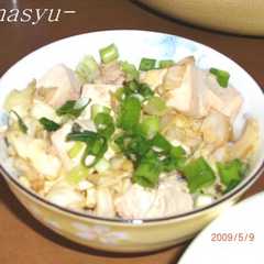 รูปของ キャベ豆腐丼