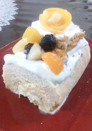 フルーツいっぱい★ノエル風アイスケーキ-レシピのメイン写真