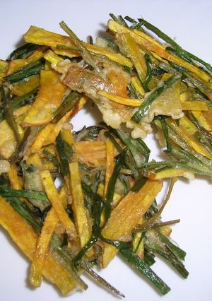 残ったビールで野菜のかき揚げ-レシピのメイン写真