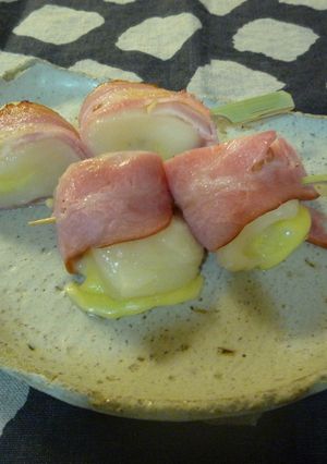 串焼き　ベーコンもちチーズ-レシピのメイン写真