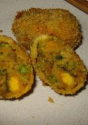 かぼちゃのごま風味コロッケ-レシピのメイン写真