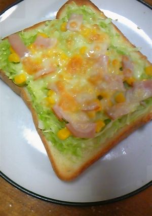 キャベツ&コーントースト-レシピのメイン写真