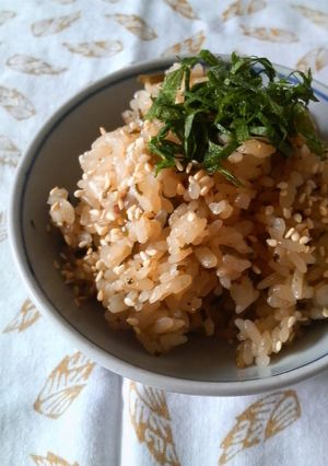 本当に簡単②☆梅塩昆布炊き込みご飯-レシピのメイン写真