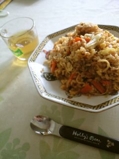 インスタント焼きそばでそばめし-レシピのメイン写真