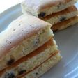 簡単✿レーズンとチーズのホットケーキ✿