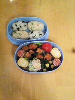 「お弁当…鶏肉の磯辺揚げ」-レシピのメイン写真