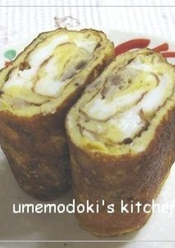 椎茸とネギ入り卵焼き-レシピのメイン写真