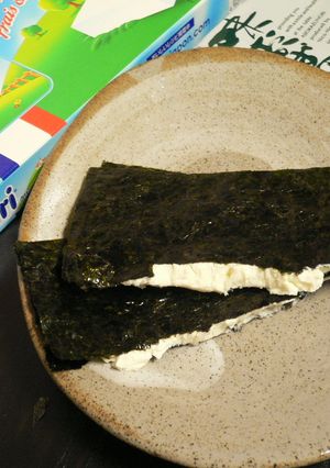 スピードおつまみ★味海苔でクリチサンド！-レシピのメイン写真
