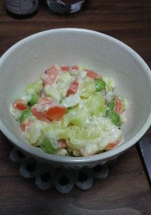 レンジだけでOK!枝豆&ポテトサラダ-レシピのメイン写真