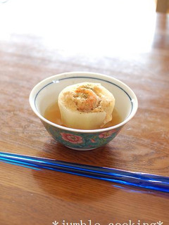 簡単!料亭の味♪鶏ひき肉の大根詰め煮-レシピのメイン写真