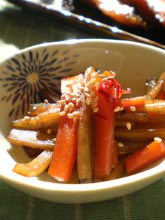 和食の定番【きんぴらごぼう】-レシピのメイン写真