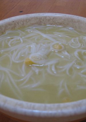 コーンスープ素麺-レシピのメイン写真