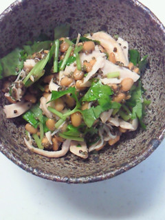 鶏ムネの納豆あえ-レシピのメイン写真
