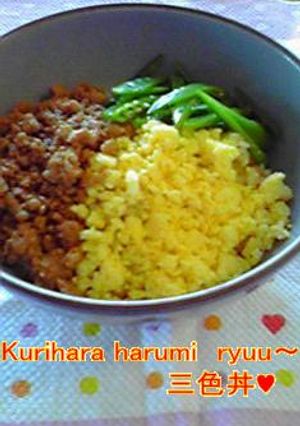 三色丼♥卵のそぼろのレシピ～栗原はるみ流-レシピのメイン写真